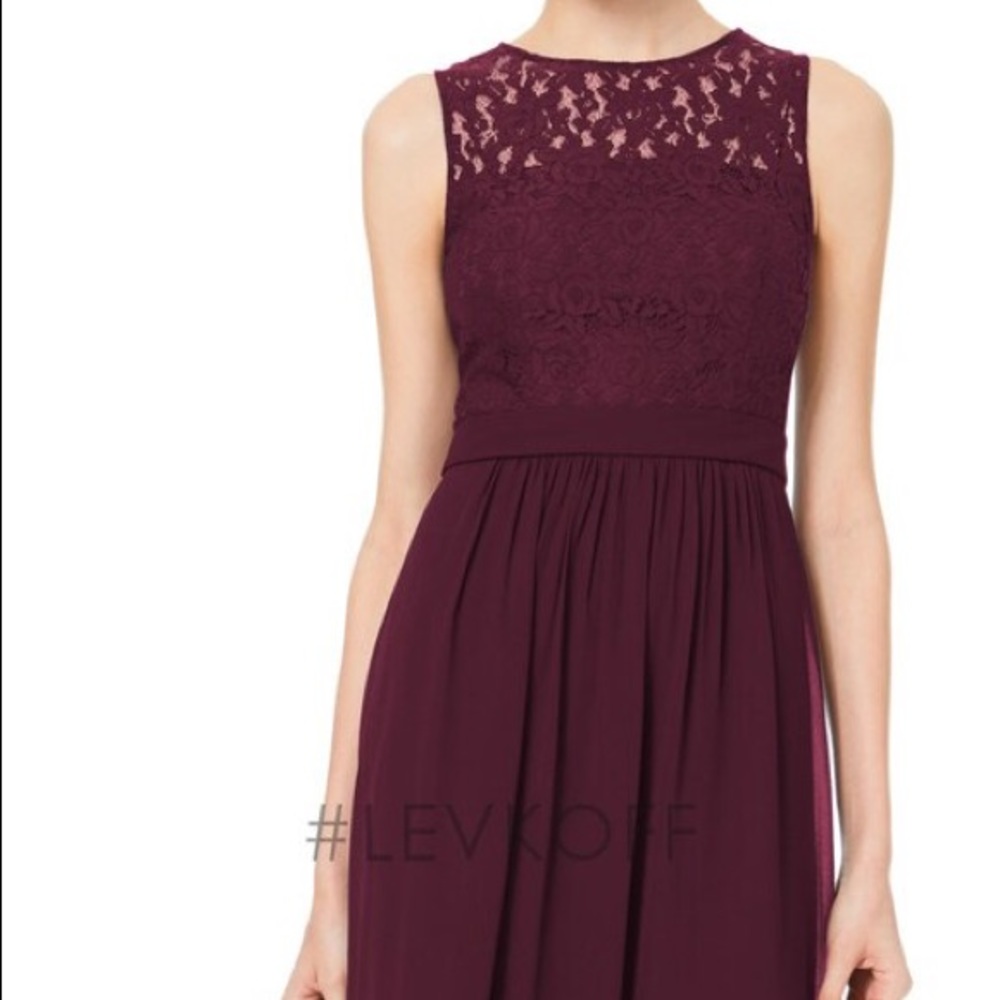 Bill Levkoff Bridesmaid Dress Style7047 in Wine